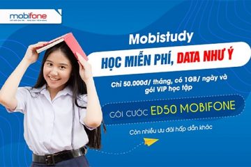 Đăng ký gói cước ED50 có 30GB giá chỉ 50,000đ
