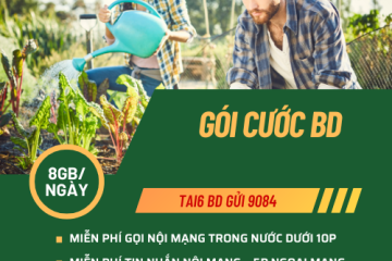 Nhanh tay đăng ký gói 10K có 8GB data tốc độ cao 1 ngày
